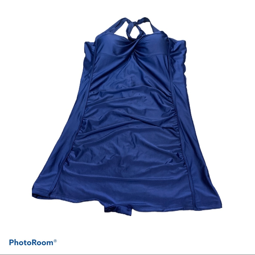 Blue One Piece Swimsiut